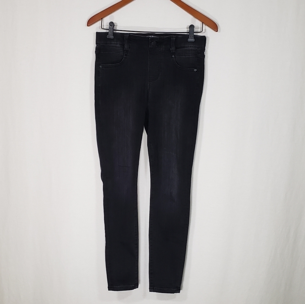 Liverpool The Skinny Petite Pull-On Black Denim Jeans Women's Size 4 / 27 P
